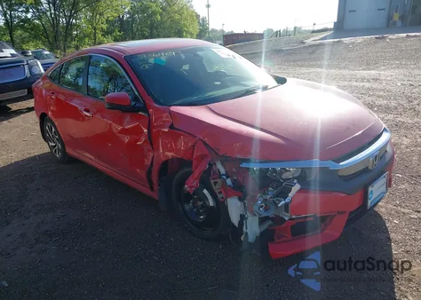 2017 Honda Civic Ex from USA, damaged, VIN 2HGFC2F76HH551317